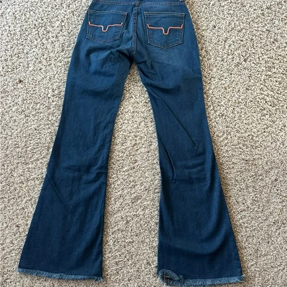 Kimes Ranch Blue Flare Wide Leg Jeans - Picture 2 of 4